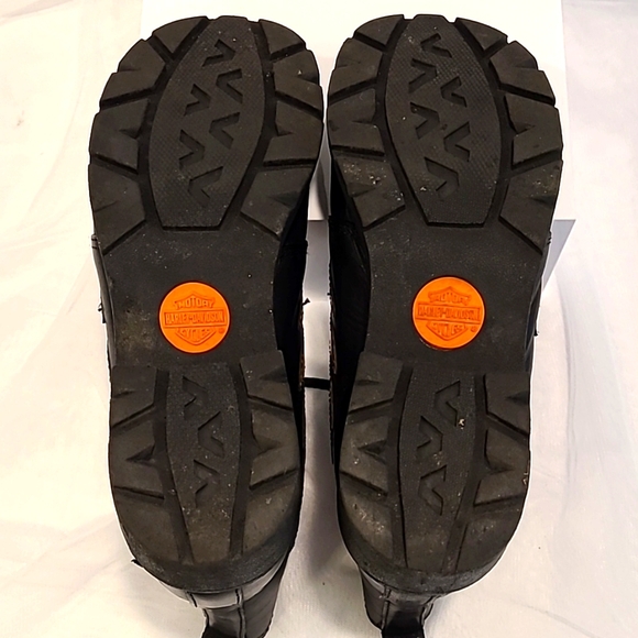 Harley-Davidson Women's Black and Orange Flame Boots - Picture 2 of 9